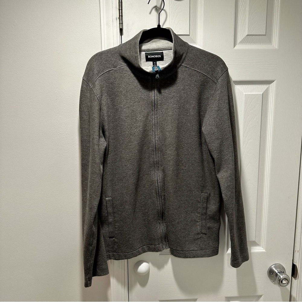 Bonobos Full Zip Jacket - Size Medium Slim